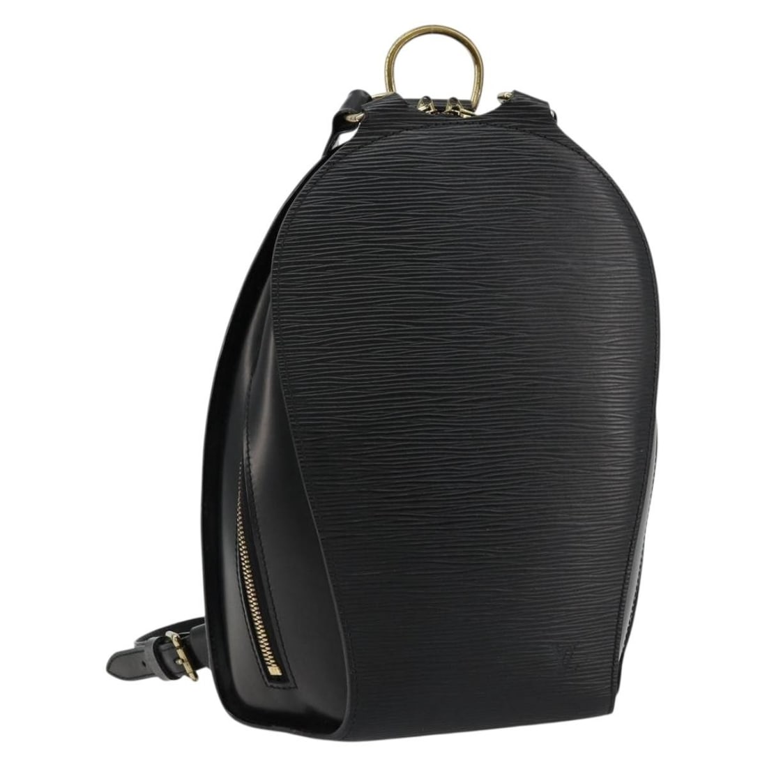 Louis Vuitton M52232 Mabillon Epi Leather Backpack Black: Louis Vuitton M52232 Mabillon Epi Leather Backpack Black Louis Vuitton Epi Mabillon Backpack in black Epi leather, made in France. This women's backpack features the M52232 product line and measures a
