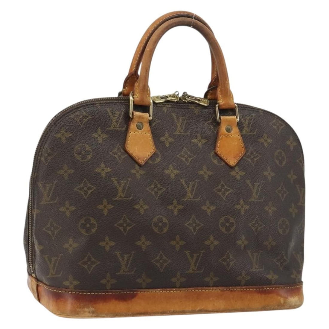 Louis Vuitton M51130 Alma Monogram Canvas Handbag France: Louis Vuitton M51130 Alma Monogram Canvas Handbag France Louis Vuitton Alma hand bag in Monogram Canvas, made in France. This women's bag is identified by product no. M51130 and features the Monogram 