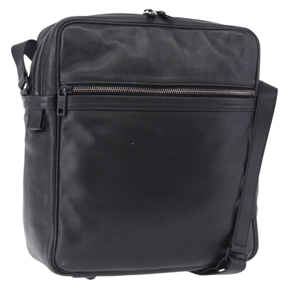 Louis Vuitton Clarkson M92402 black leather monogram shoulder bag (1 of 18)