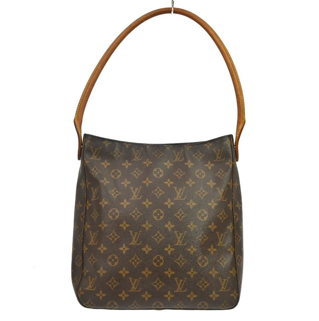 Louis Vuitton M51145 Looping GM Monogram Canvas Shoulder Bag: Louis Vuitton M51145 Looping GM Monogram Canvas Shoulder Bag Louis Vuitton Looping GM shoulder bag in Monogram canvas and leather, made in France. The bag features an exterior pocket, an interior zipp