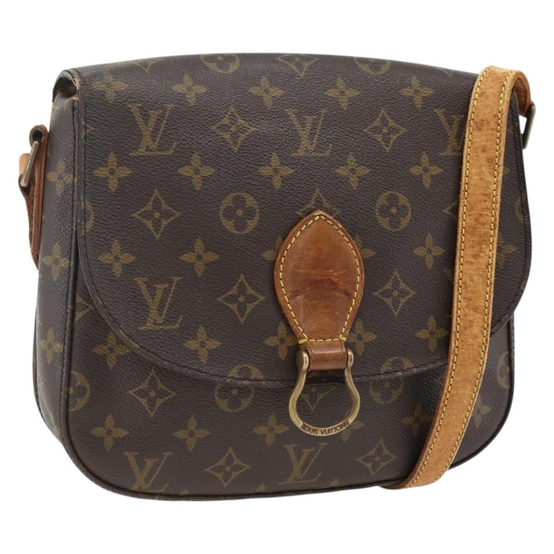 Louis Vuitton Saint Cloud GM Monogram Canvas Shoulder Bag M51242 France: Louis Vuitton Saint Cloud GM Monogram Canvas Shoulder Bag M51242 France This is a Louis Vuitton Monogram Saint Cloud GM shoulder bag crafted from monogram canvas. Designed for women, the bag features 