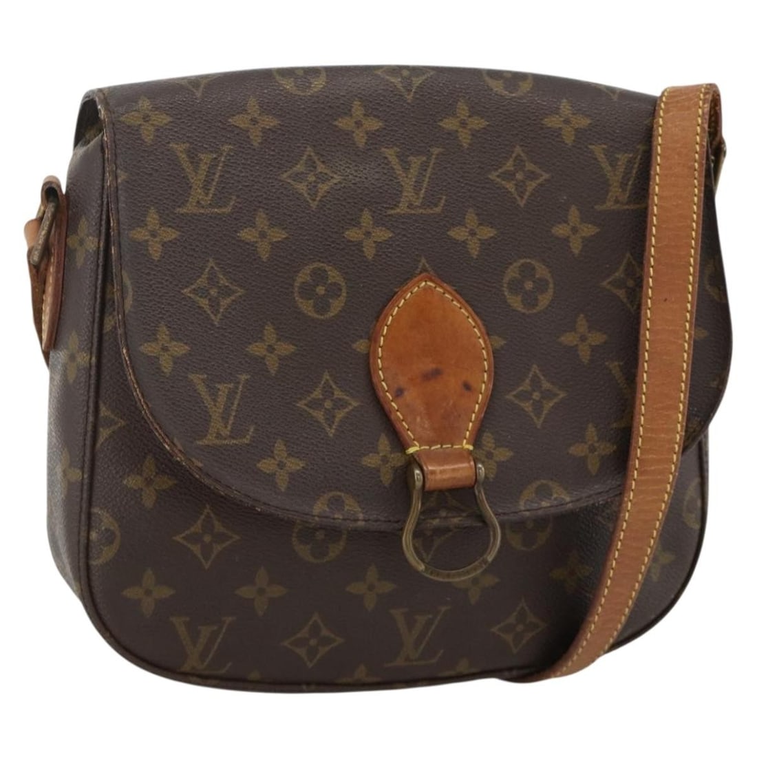 Monogram Canvas Saint Cloud GM Shoulder Bag by Louis Vuitton M51242: Monogram Canvas Saint Cloud GM Shoulder Bag by Louis Vuitton M51242 This is a Louis Vuitton Monogram Saint Cloud GM shoulder bag, crafted from signature Monogram canvas with a classic monogram colorwa