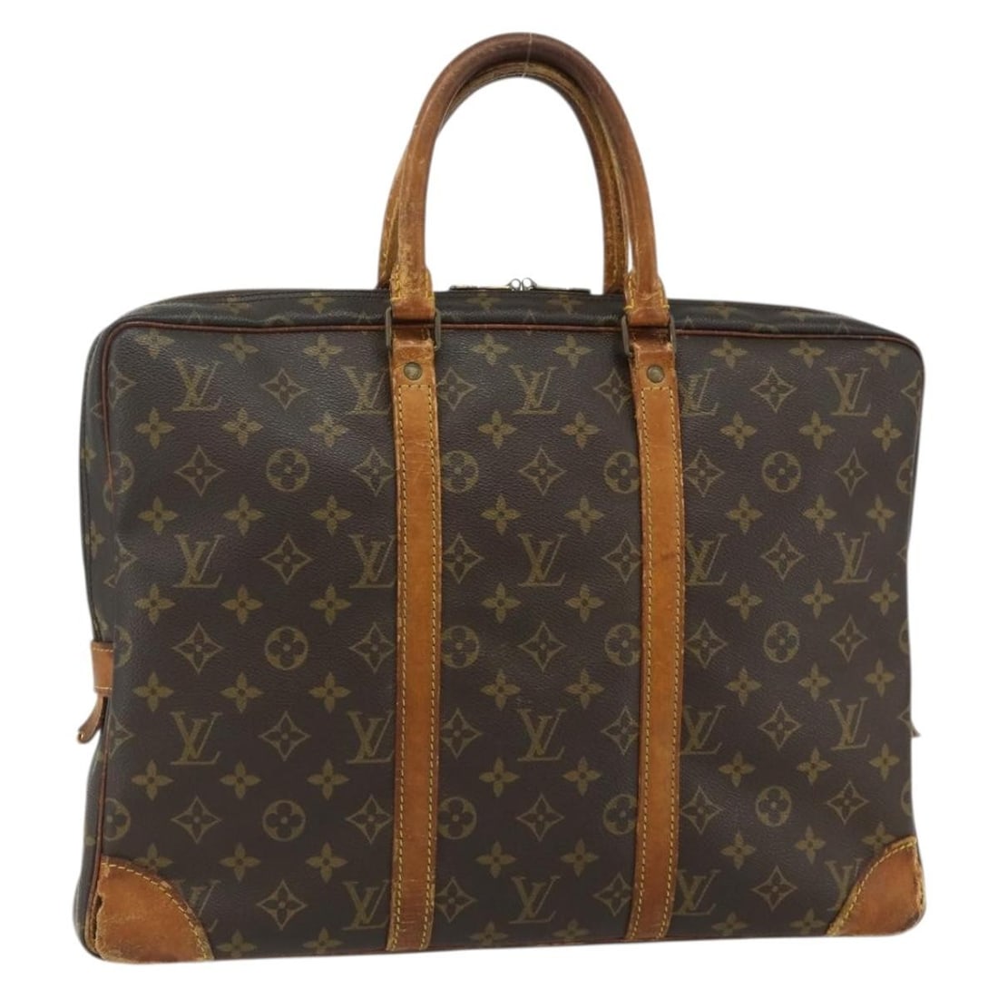 Louis Vuitton Monogram Canvas Porte Documents Voyage M53361 Business Bag: Louis Vuitton Monogram Canvas Porte Documents Voyage M53361 Business Bag This Louis Vuitton Monogram Porte Documents Voyage business bag is crafted from the brand's iconic Monogram Canvas and features