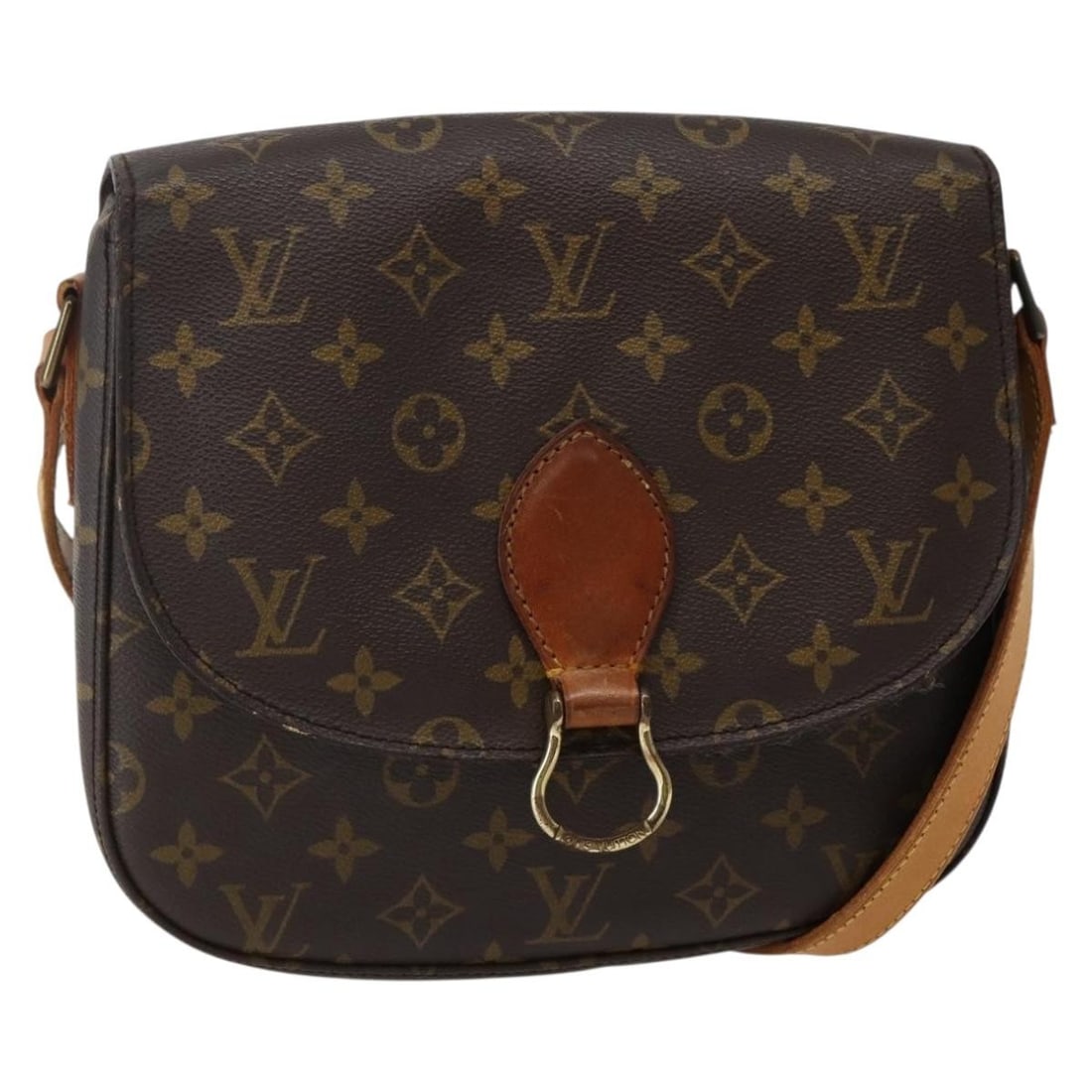 Louis Vuitton M51242 Saint Cloud GM Monogram Canvas Shoulder Bag: Louis Vuitton M51242 Saint Cloud GM Monogram Canvas Shoulder Bag Louis Vuitton Saint Cloud GM shoulder bag in Monogram Canvas, made in France. This women's bag features the classic Monogram color and 