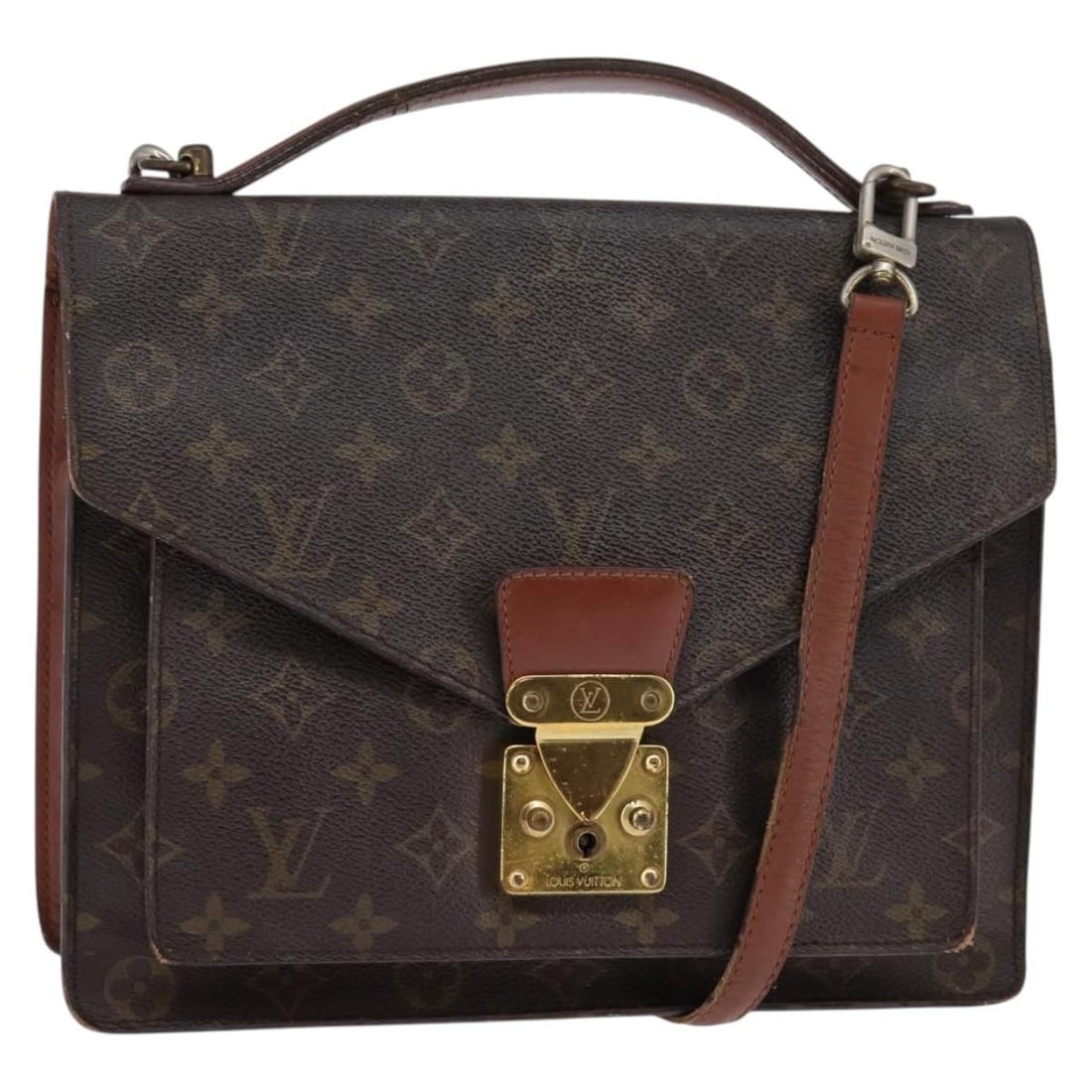 Louis Vuitton Monceau 28 Monogram Canvas Shoulder Strap Bag M51185: Louis Vuitton Monceau 28 Monogram Canvas Shoulder Strap Bag M51185 This Louis Vuitton Monceau 28 handbag features the iconic Monogram canvas and is designed for women. It comes with a detachable shoul