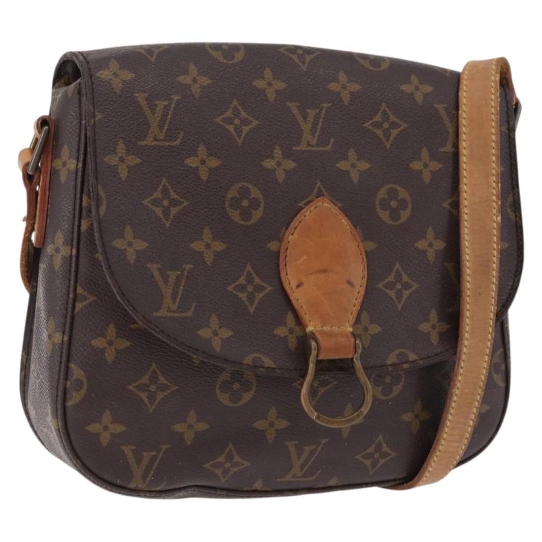 Louis Vuitton Saint Cloud GM Monogram Canvas Shoulder Bag M51242: Louis Vuitton Saint Cloud GM Monogram Canvas Shoulder Bag M51242 Louis Vuitton Saint Cloud GM shoulder bag in Monogram Canvas, made in France. This women's bag measures approximately 24 cm W x 20 cm H