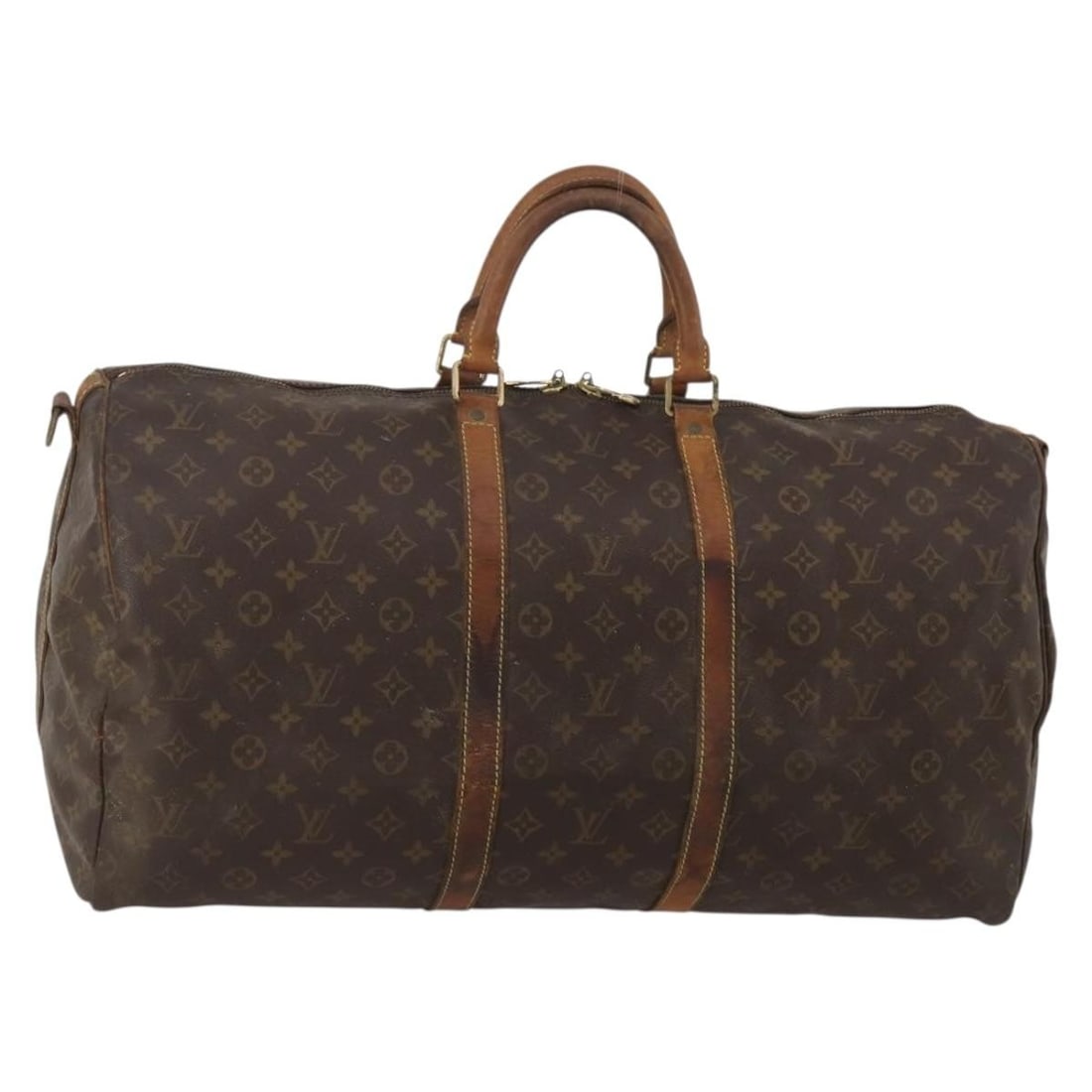 Louis Vuitton M41414 Keepall 55 Monogram Canvas Boston Bag: Louis Vuitton M41414 Keepall 55 Monogram Canvas Boston Bag Louis Vuitton Monogram Keepall Bandouliere 55 Boston Bag in Monogram Canvas, made in France. This item is offered without the original box or