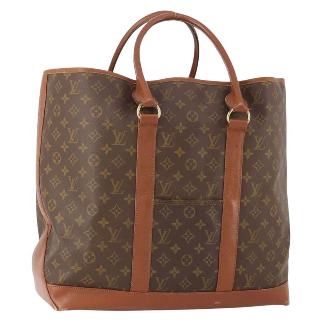 Louis Vuitton M42420 Sac Weekend GM Monogram Canvas Tote (1 of 18)