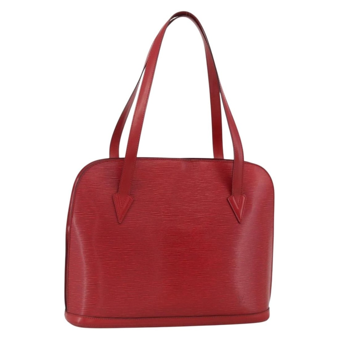 Louis Vuitton M52287 Lussac Red Epi Leather Shoulder Bag: Louis Vuitton M52287 Lussac Red Epi Leather Shoulder Bag A Louis Vuitton Epi Lussac shoulder bag in red Epi leather, made in France. This pre-owned bag is identified by product number M52287 and comes