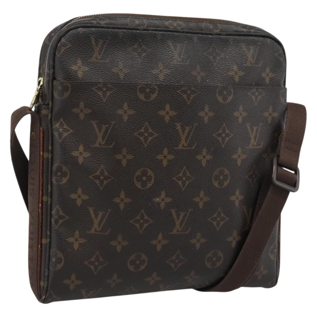 Louis Vuitton Trotteur Bobour Monogram Canvas Shoulder Bag M97037: Louis Vuitton Trotteur Bobour Monogram Canvas Shoulder Bag M97037 Louis Vuitton Monogram Trotteur Bobour shoulder bag in Monogram Canvas, made in France. This pre-owned bag features a shoulder strap w