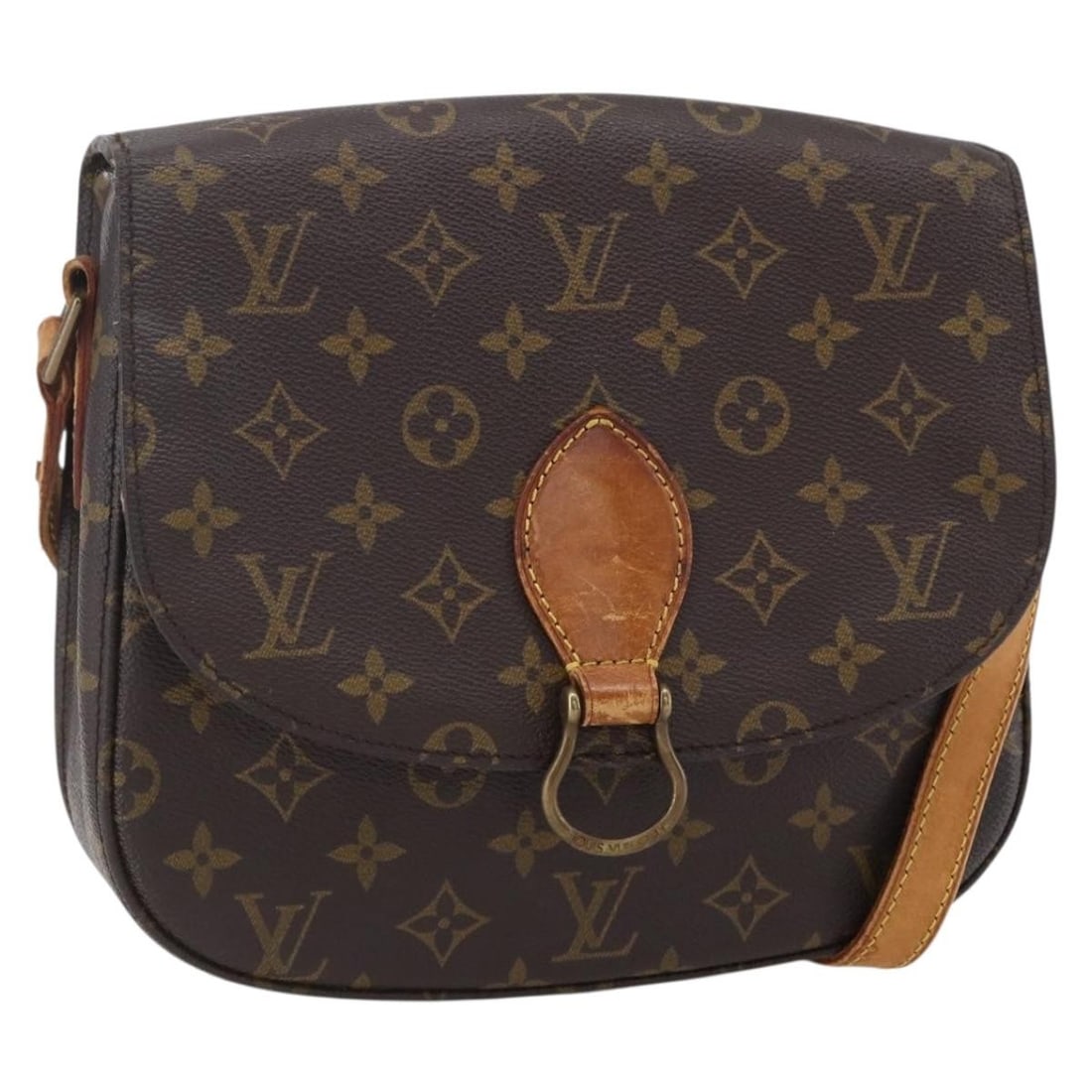 Louis Vuitton M51242 Saint Cloud GM Monogram Canvas Shoulder Bag: Louis Vuitton M51242 Saint Cloud GM Monogram Canvas Shoulder Bag Louis Vuitton Monogram Saint Cloud GM shoulder bag, model M51242, made in France. This women's shoulder bag is crafted in monogram canv