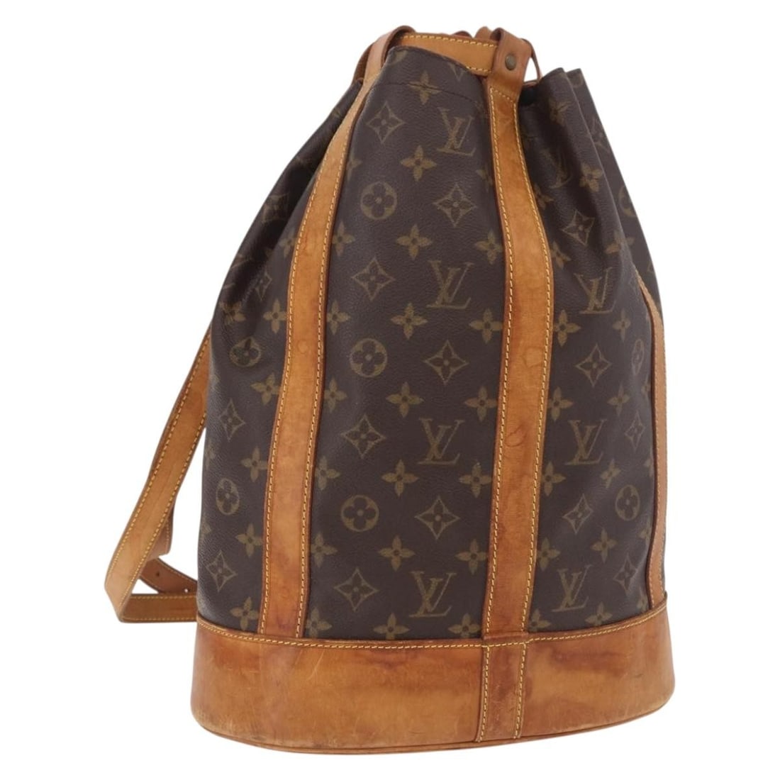 Louis Vuitton M42243 Randonnee PM Monogram Canvas Shoulder Bag: Louis Vuitton M42243 Randonnee PM Monogram Canvas Shoulder Bag Louis Vuitton Monogram Randonnee PM shoulder bag in Monogram Canvas, made in France. The bag measures approximately W29 cm x H37 cm x D16