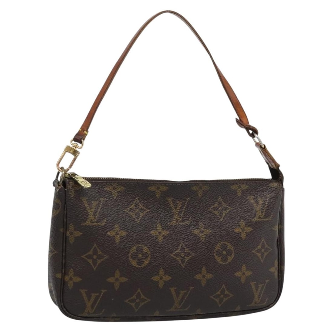 Louis Vuitton M51980 Monogram Canvas Accessory Pouch France: Louis Vuitton M51980 Monogram Canvas Accessory Pouch France Louis Vuitton Monogram Pochette Accessoires accessory pouch in Monogram Canvas, made in France. The bag measures approximately 21 cm W x 13 