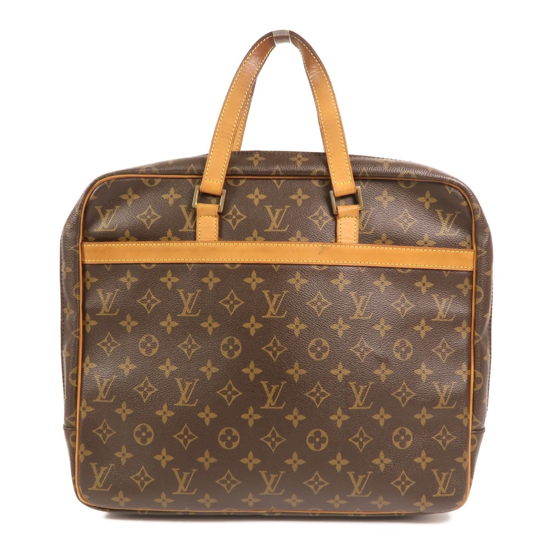Louis Vuitton Porte Documents Pegase M53343 Monogram Brown Handbag: Louis Vuitton Porte Documents Pegase M53343 Monogram Brown Handbag Louis Vuitton Porte-Documents Pegase handbag, model M53343, in brown monogram PVC coated canvas. Designed for menswear, it features a
