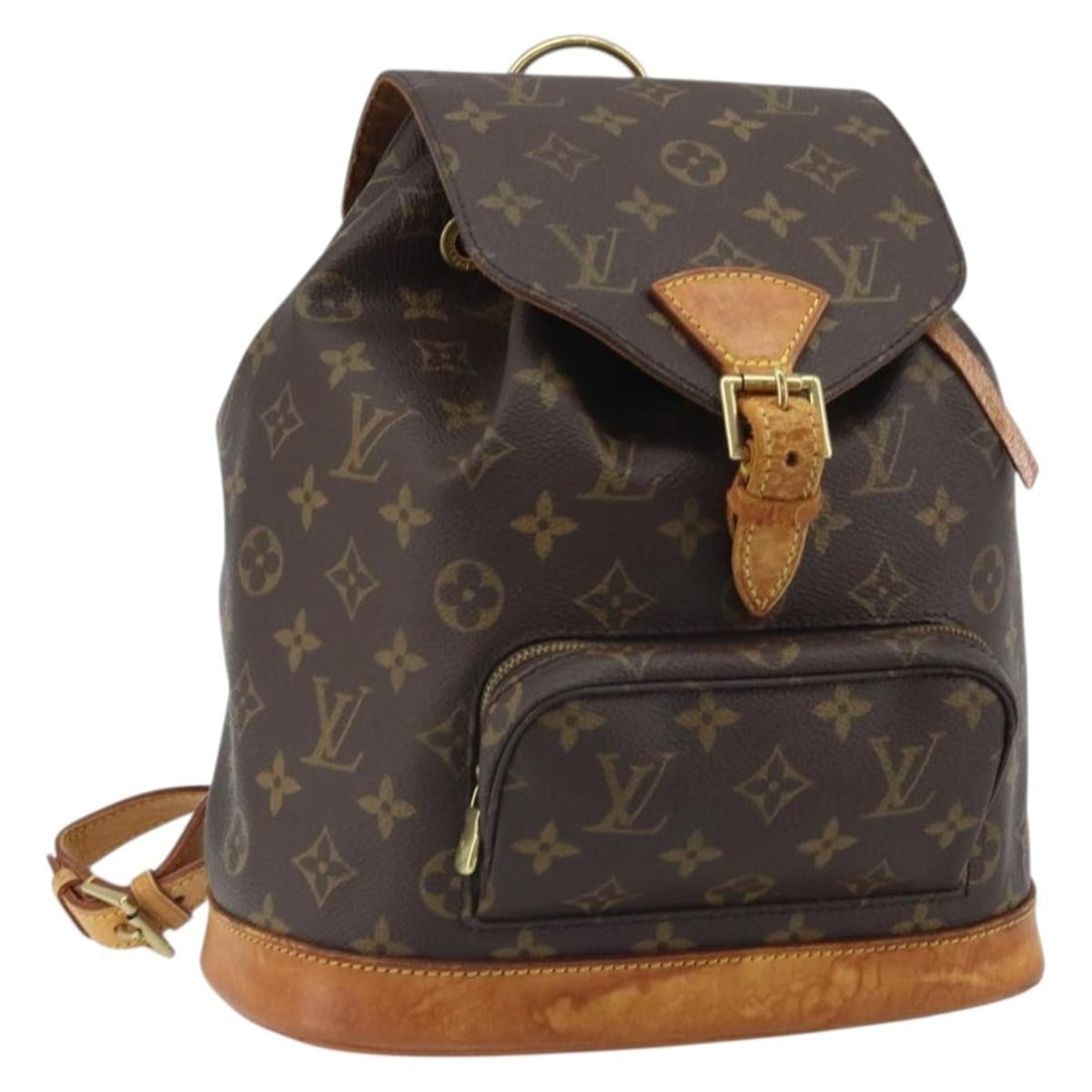 Louis Vuitton Montsouris MM Monogram Canvas Backpack M51136: Louis Vuitton Montsouris MM Monogram Canvas Backpack M51136 This Louis Vuitton Montsouris MM backpack features the iconic monogram canvas in a classic brown color. Designed for women, it offers a spac