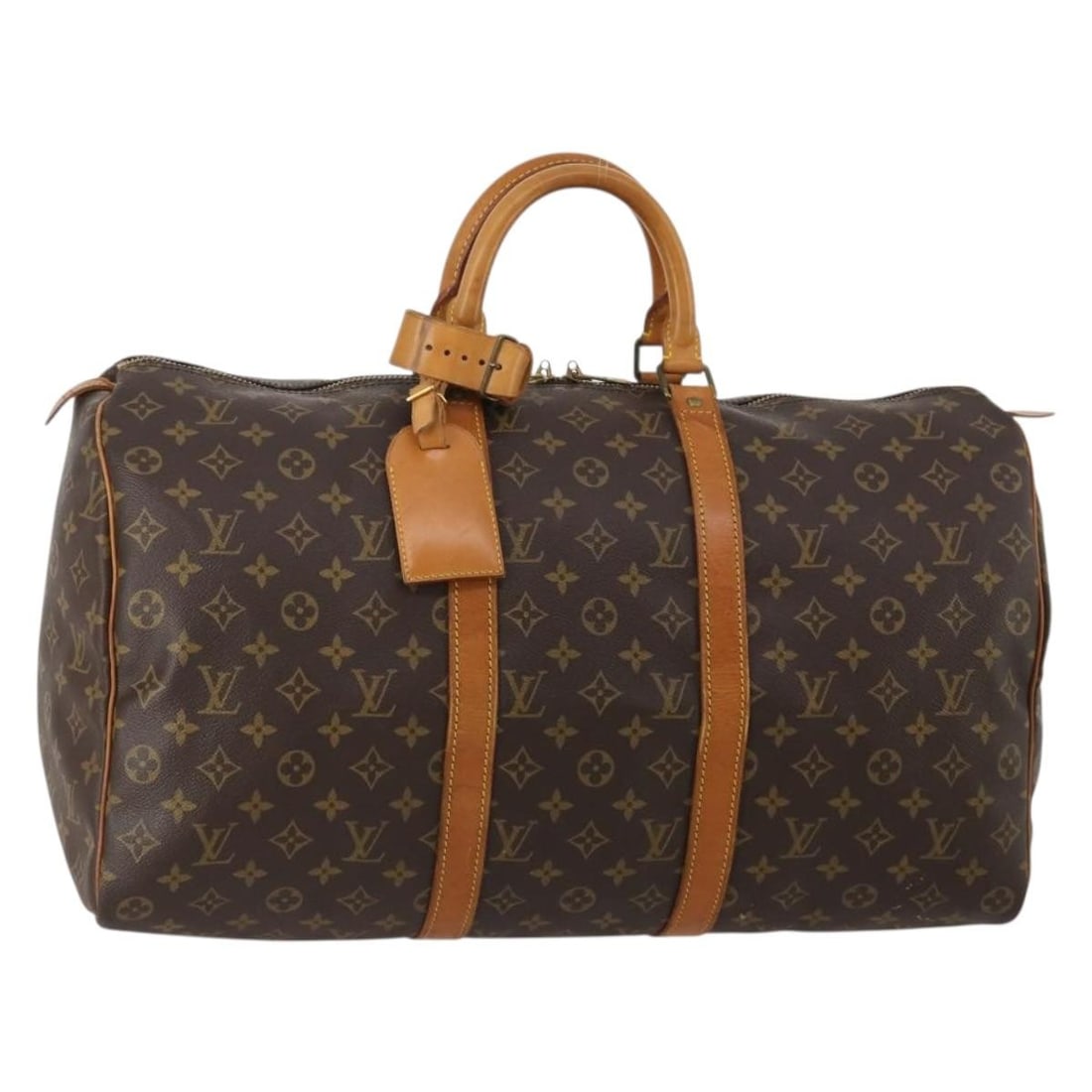 Louis Vuitton M41426 Keepall 50 Monogram Canvas Boston Bag: Louis Vuitton M41426 Keepall 50 Monogram Canvas Boston Bag Louis Vuitton Keepall 50 Boston bag in Monogram Canvas, made in France. This bag is identified by product number M41426 and serial number VI8