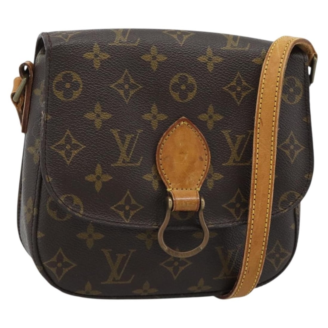 Louis Vuitton Saint Cloud MM Monogram Canvas Shoulder Bag M51243: Louis Vuitton Saint Cloud MM Monogram Canvas Shoulder Bag M51243 Louis Vuitton Monogram Saint Cloud MM shoulder bag in Monogram Canvas. This pre-owned bag is a Style No. M51243, made in Germany, and c