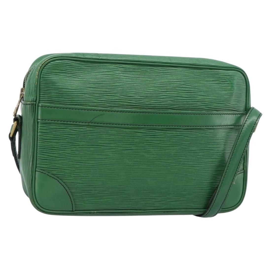 Louis Vuitton M52314 Trocadero 27 Epi Leather Shoulder Bag Green: Louis Vuitton M52314 Trocadero 27 Epi Leather Shoulder Bag Green Louis Vuitton Trocadero 27 shoulder bag in green Epi leather. This women's bag is made in France and features an adjustable shoulder st