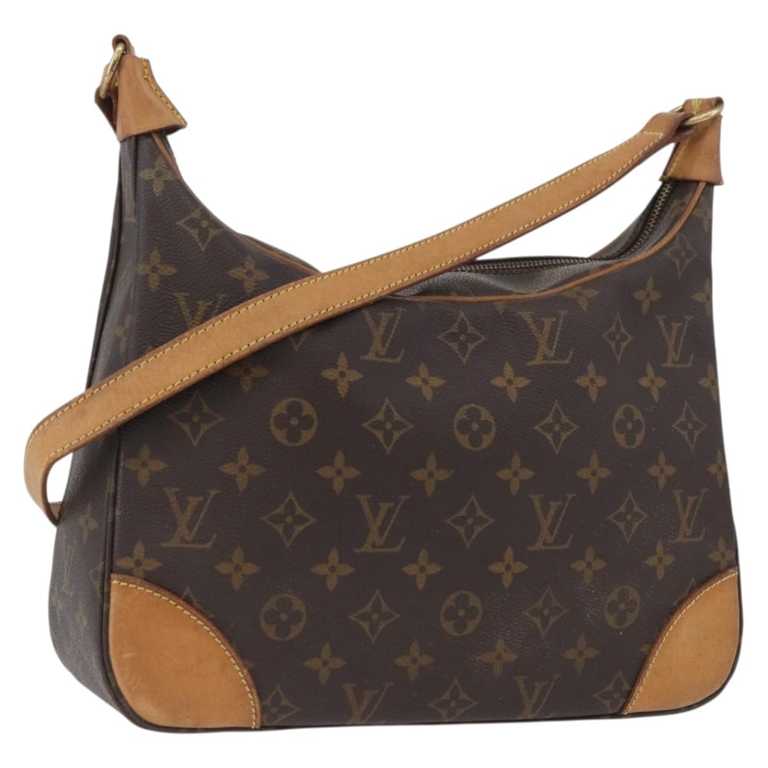 Louis Vuitton Boulogne 30 Monogram Canvas Shoulder Bag M51265: Louis Vuitton Boulogne 30 Monogram Canvas Shoulder Bag M51265 This Louis Vuitton Boulogne 30 shoulder bag features the iconic Monogram canvas and is designed for women. The bag is crafted in France an