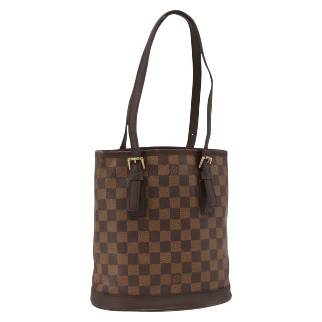 Louis Vuitton N42240 Marais Damier Ebene Shoulder Bag: Louis Vuitton N42240 Marais Damier Ebene Shoulder Bag Louis Vuitton Marais shoulder bag in Damier Ebene canvas with an adjustable shoulder strap. Made in France, this women's bag shows heavy use with 