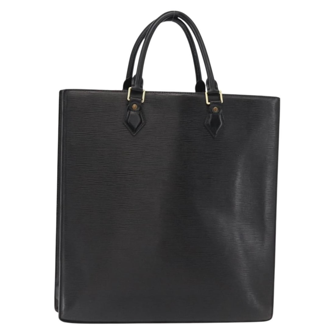 Louis Vuitton Epi Sac Plat Hand Bag Black M59082 Authentic France: Louis Vuitton Epi Sac Plat Hand Bag Black M59082 Authentic France This LOUIS VUITTON Epi Sac Plat Hand Bag showcases a classic design, crafted in luxurious black Epi leather. With ample space and styl