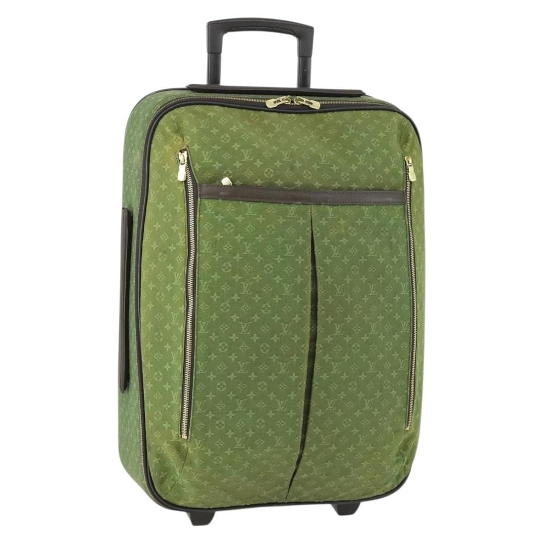 Louis Vuitton M23282 Annette Monogram Mini Canvas Suitcase Khaki: Louis Vuitton M23282 Annette Monogram Mini Canvas Suitcase Khaki Louis Vuitton Monogram Mini Annette suitcase in TST Khaki, crafted in Monogram Mini Canvas and made in France. This women's suitcase is