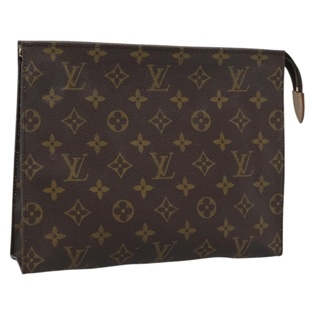 Louis Vuitton Monogram Canvas Pouch M47542 26cm France: Louis Vuitton Monogram Canvas Pouch M47542 26cm France This is a Louis Vuitton Monogram Poche Toilette 26 pouch, crafted from the brand's signature monogram canvas. Designed for women, this pouch feat