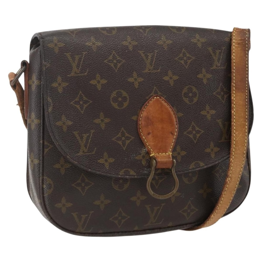 Louis Vuitton Saint Cloud GM Monogram Canvas Shoulder Bag M51242: Louis Vuitton Saint Cloud GM Monogram Canvas Shoulder Bag M51242 Louis Vuitton Monogram Saint Cloud GM shoulder bag in Monogram Canvas, made in France. The bag measures approximately W24 x H20 x D6 cm