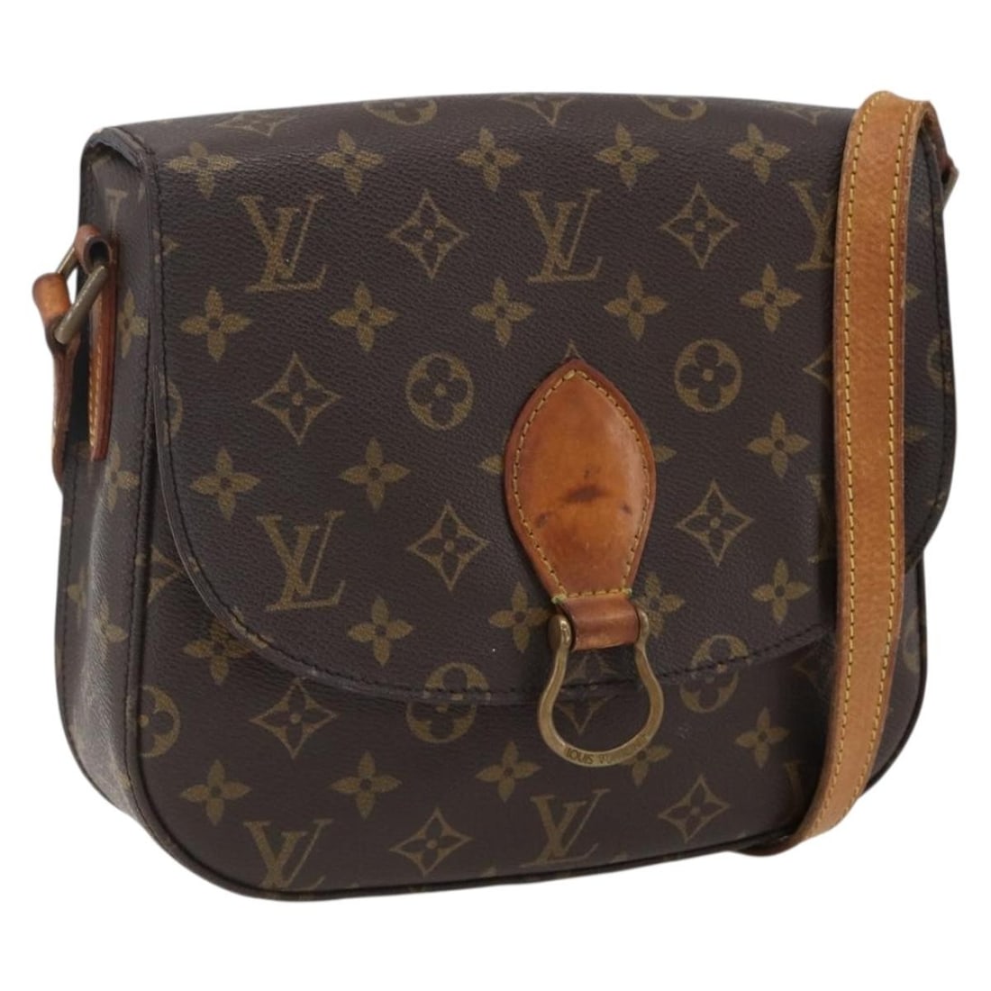 Louis Vuitton M51242 Saint Cloud GM Monogram Canvas Shoulder Bag: Louis Vuitton M51242 Saint Cloud GM Monogram Canvas Shoulder Bag Louis Vuitton Monogram Saint Cloud GM shoulder bag in Monogram Canvas, made in France. The bag features a shoulder strap and the listed