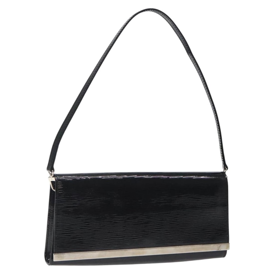 Louis Vuitton M4055N Pochette Sevigne Black Epi Leather Shoulder Bag: Louis Vuitton M4055N Pochette Sevigne Black Epi Leather Shoulder Bag This Louis Vuitton Electric Epi Pochette Sevigne is a black women's shoulder bag crafted from Epi leather and made in France. It fe