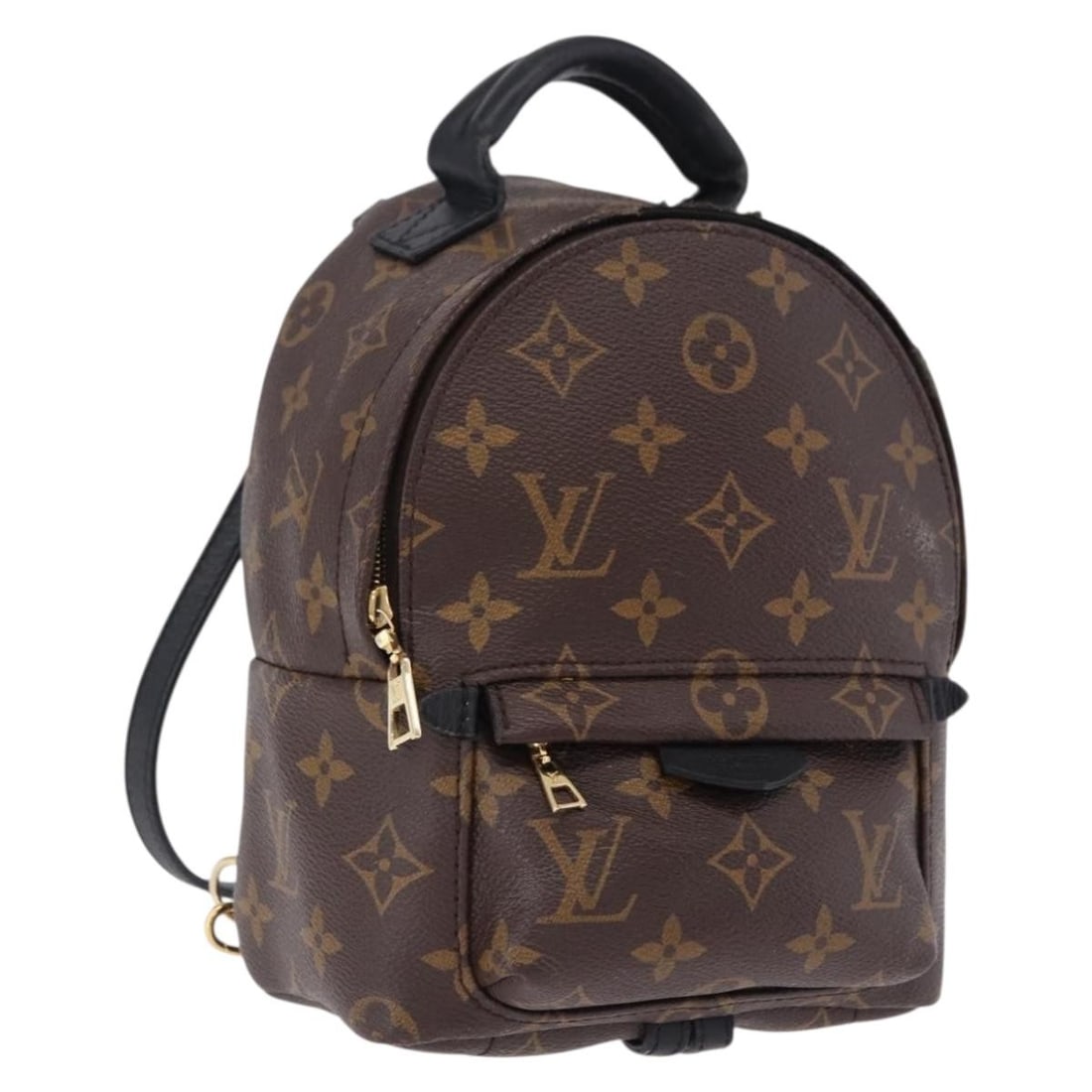 Louis Vuitton M44873 Palm Springs Mini Monogram Canvas Backpack: Louis Vuitton M44873 Palm Springs Mini Monogram Canvas Backpack Louis Vuitton Palm Springs MINI backpack in Monogram Canvas, style M44873, made in Spain. This compact backpack features the classic Mon