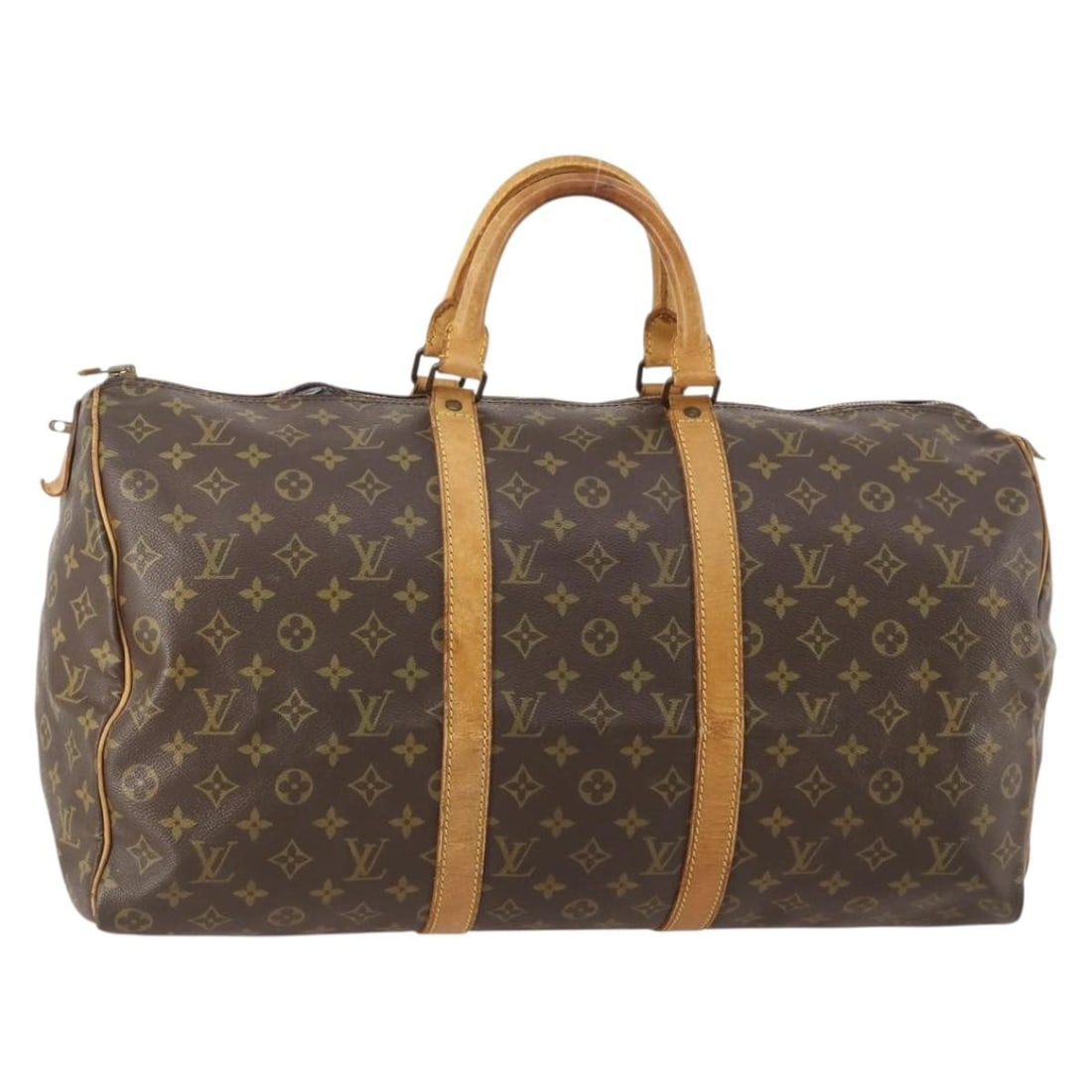 Louis Vuitton M41426 Keepall 50 Monogram Canvas Boston Bag: Louis Vuitton M41426 Keepall 50 Monogram Canvas Boston Bag Louis Vuitton Monogram Keepall 50 Boston Bag in Monogram Canvas, made in France. This bag is identified by product no. M41426 and features a 