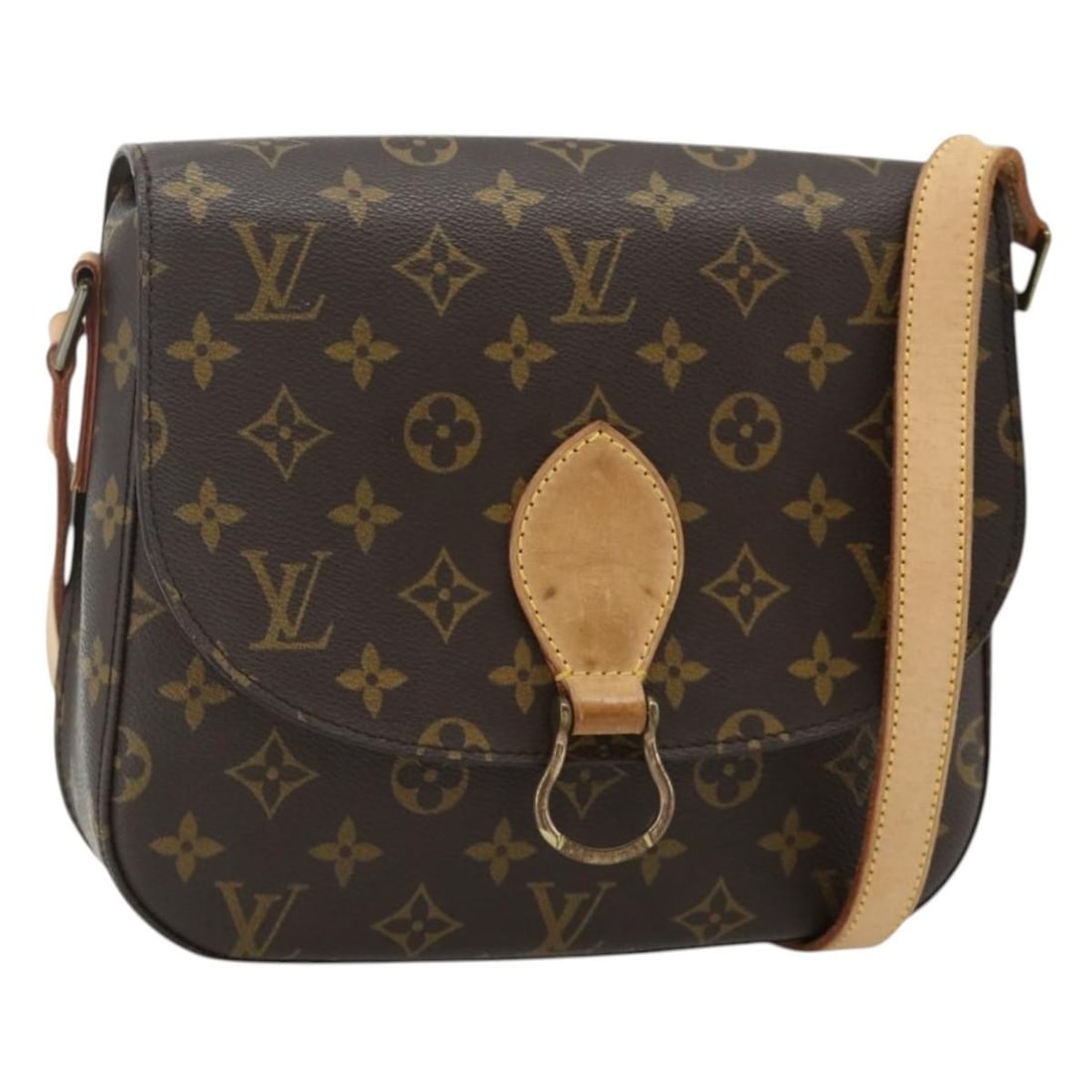 Louis Vuitton M51242 Saint Cloud GM Monogram Canvas Shoulder Bag: Louis Vuitton M51242 Saint Cloud GM Monogram Canvas Shoulder Bag Louis Vuitton Saint Cloud GM shoulder bag in Monogram Canvas, made in France. This women's bag features the Monogram colorway and measu