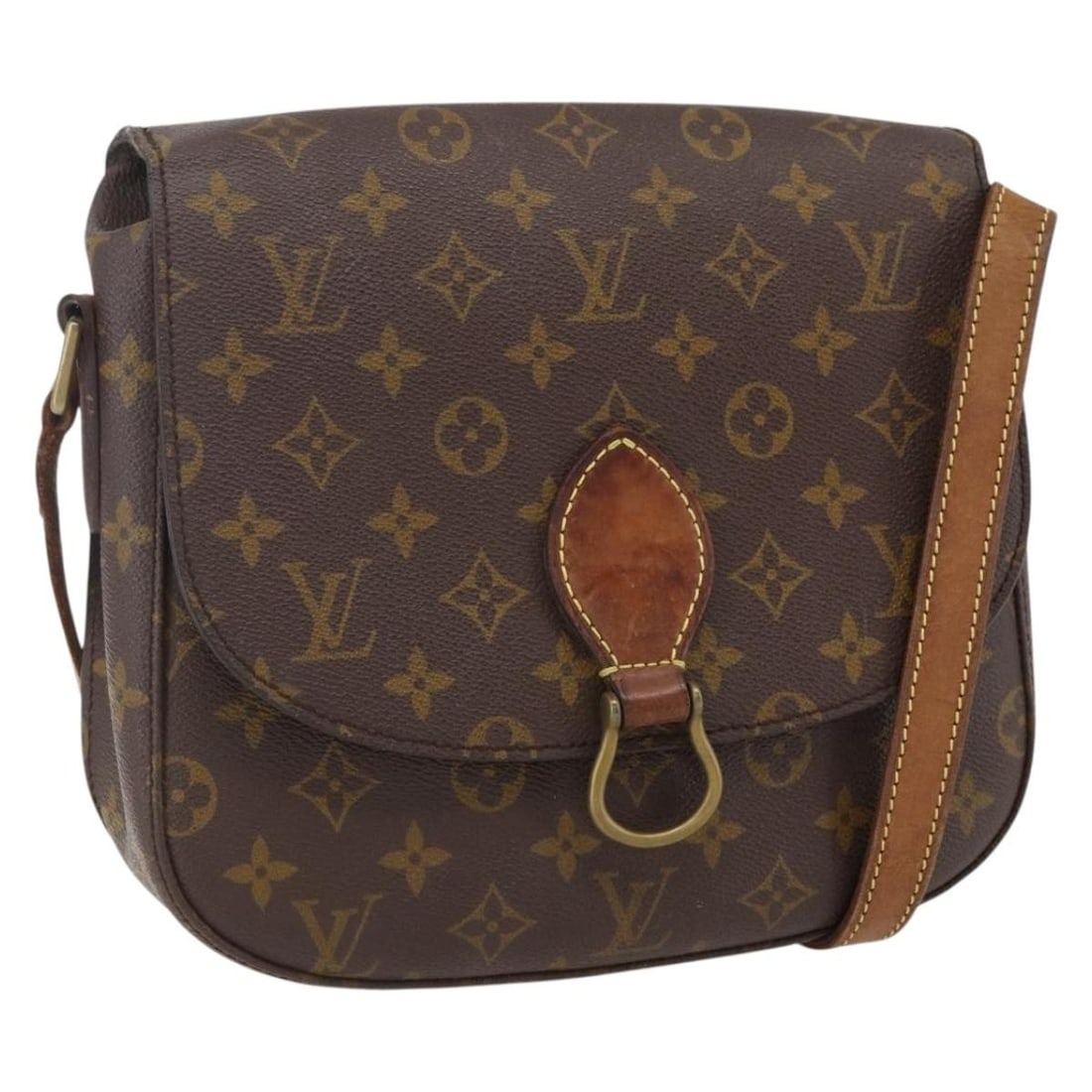 Saint Cloud GM Monogram Canvas Shoulder Bag by Louis Vuitton M51242: Saint Cloud GM Monogram Canvas Shoulder Bag by Louis Vuitton M51242 This is a Louis Vuitton Monogram Saint Cloud GM shoulder bag, crafted from monogram canvas with a classic monogram exterior. Designe