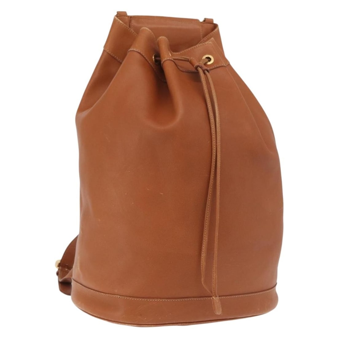 Gucci Leather Brown Gold 003 2113 0037 Body Bag Made in Italy: Gucci Leather Brown Gold 003 2113 0037 Body Bag Made in Italy This Gucci Bamboo Body Bag features brown leather with gold-tone hardware, crafted in Italy. The bag shows signs of heavy use including su