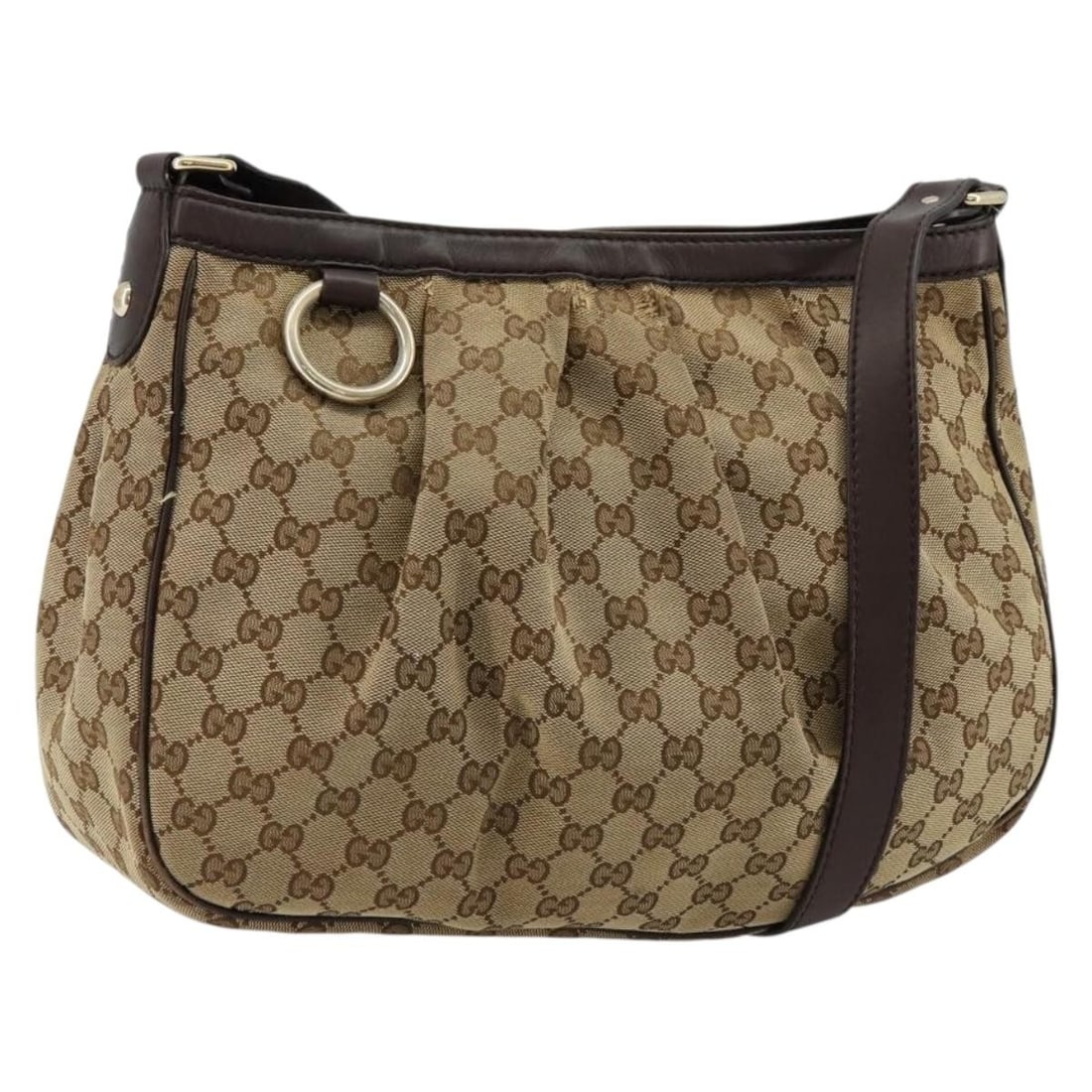 Gucci Beige Gold GG Canvas Sukey Shoulder Bag 296834 (1 of 18)