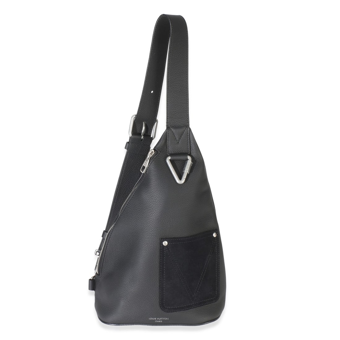 Louis Vuitton Delta Slingbag Black Calfskin Crossbody Dustbag (1 of 8)