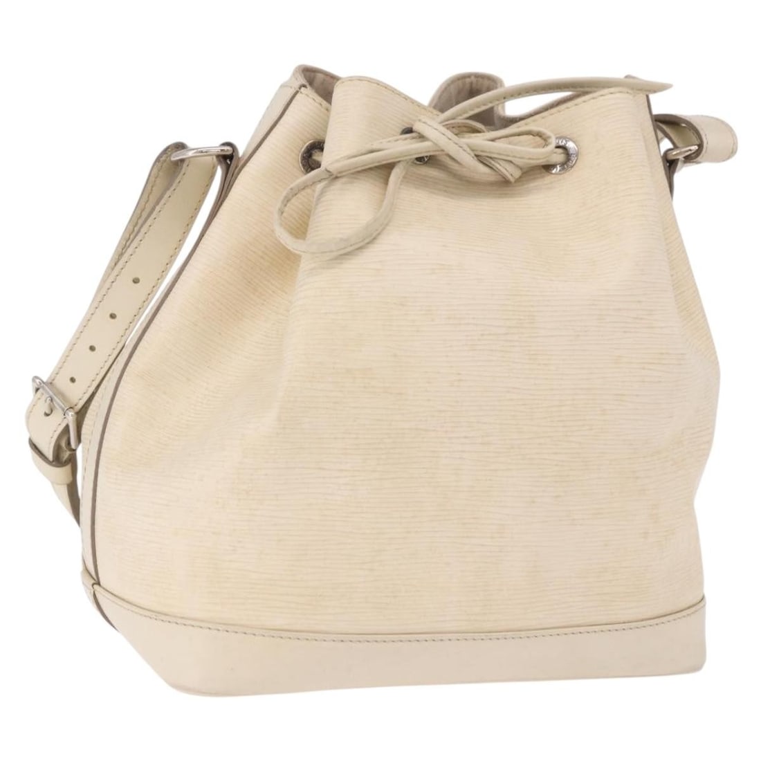 Louis Vuitton M4084J Petit Noe Epi Leather Shoulder Bag White Yvoire: Louis Vuitton M4084J Petit Noe Epi Leather Shoulder Bag White Yvoire Louis Vuitton Epi Petit Noe shoulder bag in White/Yvoire made from Epi leather. Crafted in France, this bag features a shoulder str