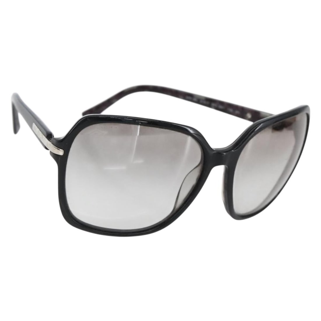 Black SPR18M Plastic Sunglasses for Women by PRADA with Accessories: Black SPR18M Plastic Sunglasses for Women by PRADA with Accessories These PRADA SPR18M sunglasses feature a classic black plastic frame designed for women. Crafted in Italy, they combine timeless styl