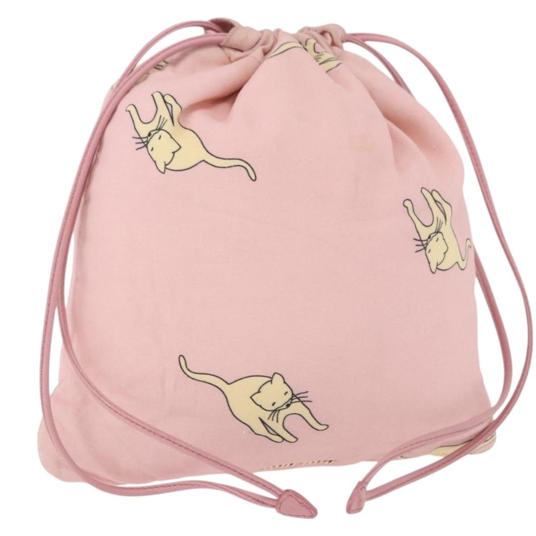 Miu Miu Pink Cotton Women's Pouch Made in Italy: Miu Miu Pink Cotton Women's Pouch Made in Italy Authentic Miu Miu pink cotton pouch with a simple flat silhouette. This women's pouch is made in Italy and shows heavy signs of use, including rubbing, 