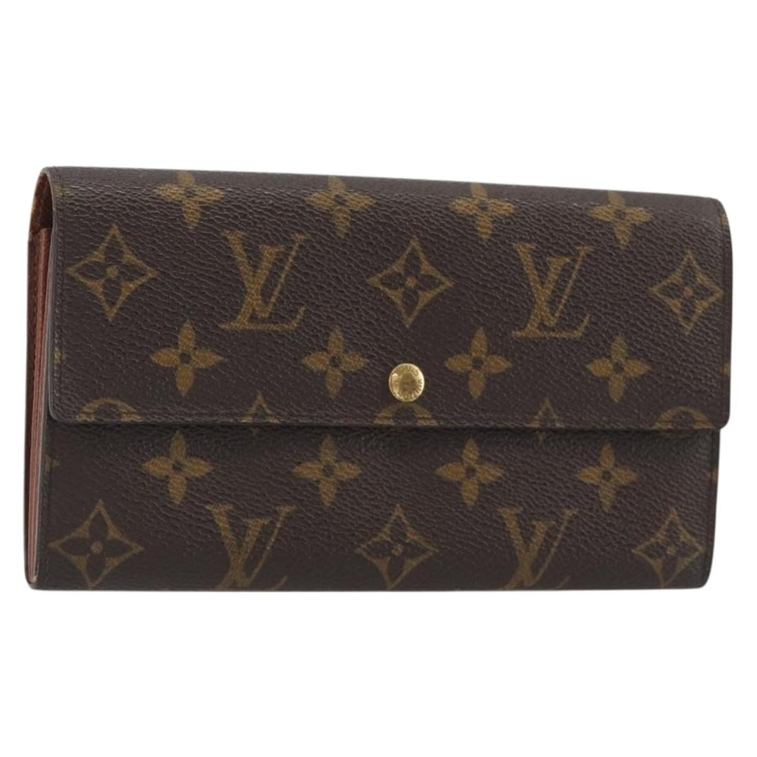 Louis Vuitton M60531 Sarah Long Wallet Monogram Canvas France: Louis Vuitton M60531 Sarah Long Wallet Monogram Canvas France Louis Vuitton Monogram Portefeuille Sarah long wallet in Monogram Canvas, made in France. The wallet is identified by product no. M60531 a