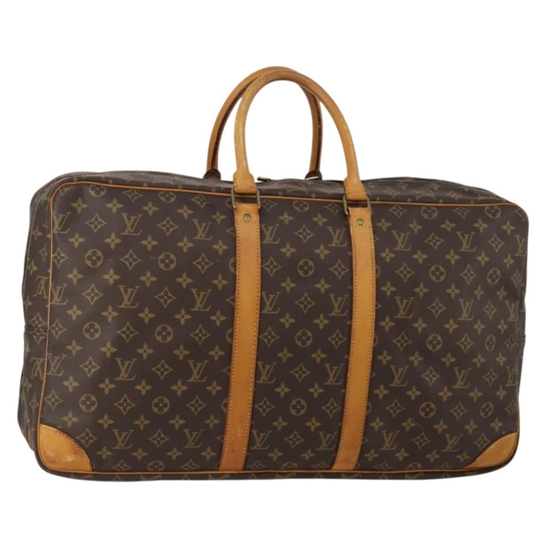 Louis Vuitton Sirius 55 Monogram Canvas Boston Bag M41404: Louis Vuitton Sirius 55 Monogram Canvas Boston Bag M41404 A Louis Vuitton Sirius 55 Boston Bag in Monogram Canvas, presented in the Monogram colorway. Made in France, this bag is identified by product