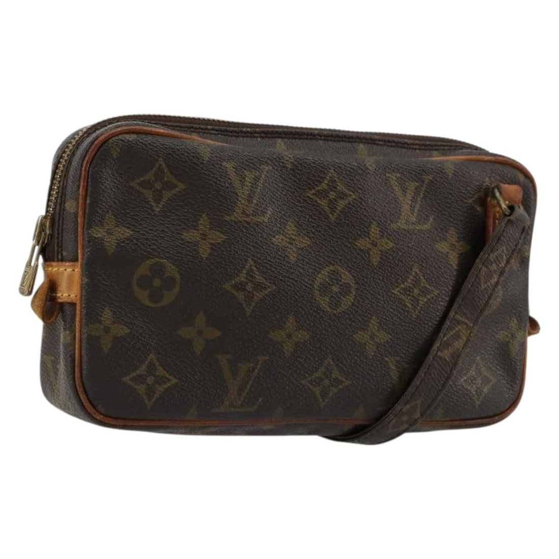 Louis Vuitton M51828 Marly Bandouliere Monogram Canvas Shoulder Bag: Louis Vuitton M51828 Marly Bandouliere Monogram Canvas Shoulder Bag Louis Vuitton Marly Bandouliere shoulder bag in Monogram canvas, made in France. This women's bag features an adjustable shoulder st