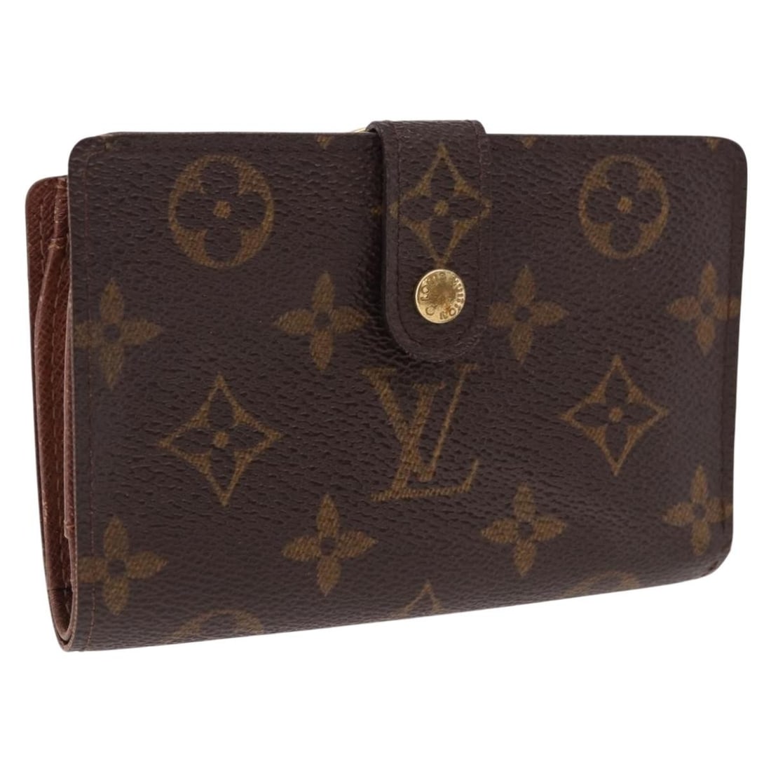 Louis Vuitton M61663 Viennois Monogram Canvas Wallet: Louis Vuitton M61663 Viennois Monogram Canvas Wallet Louis Vuitton Monogram Porte Monnaie Billets Viennois wallet in Monogram Canvas, made in Spain. The wallet measures approximately W13 cm x H8 cm x 