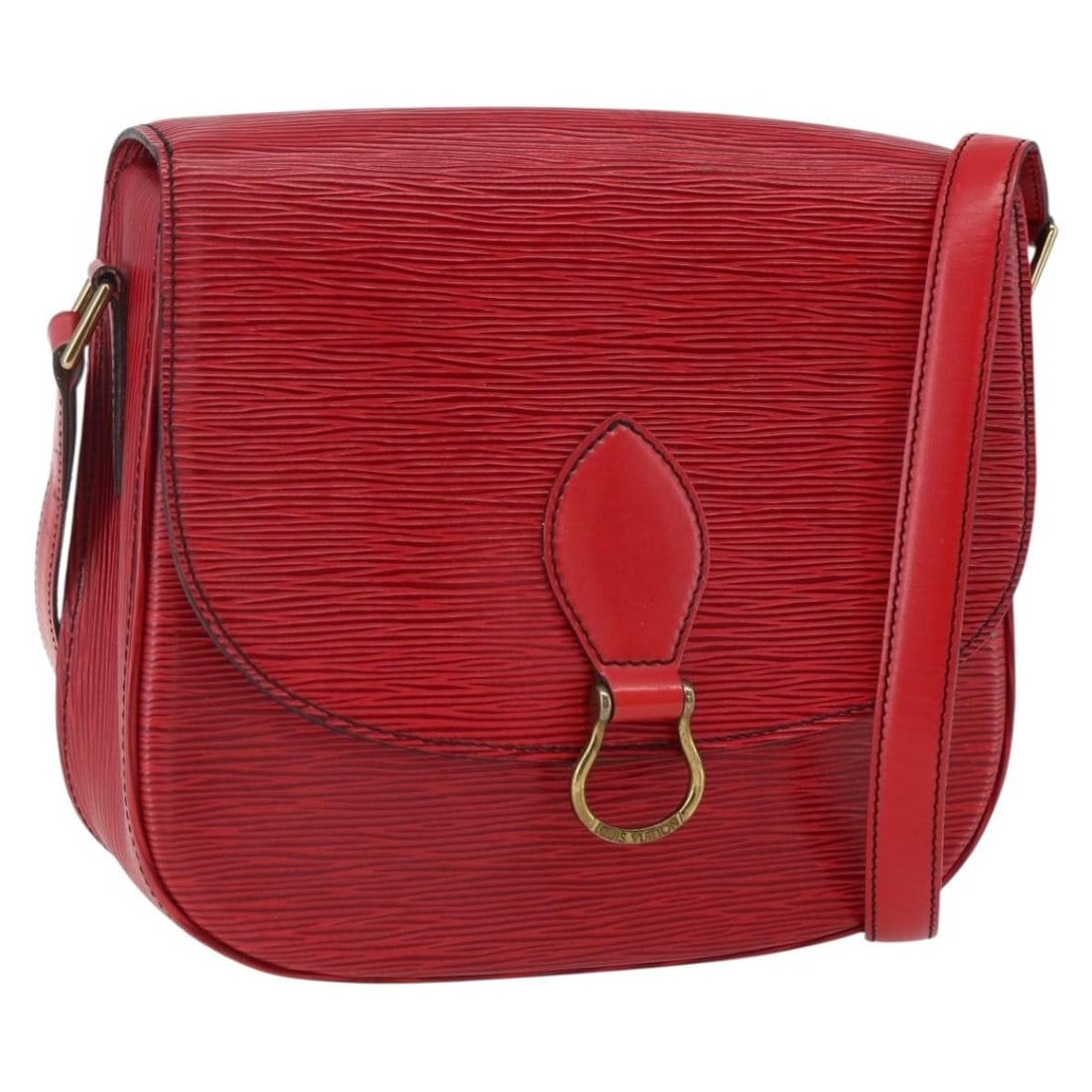 Louis Vuitton M52197 Saint Cloud GM Red Epi Leather Shoulder Bag: Louis Vuitton M52197 Saint Cloud GM Red Epi Leather Shoulder Bag Louis Vuitton Epi Saint Cloud GM shoulder bag in red Epi leather, made in France. It comes with a dust bag and has product no. M52197 a