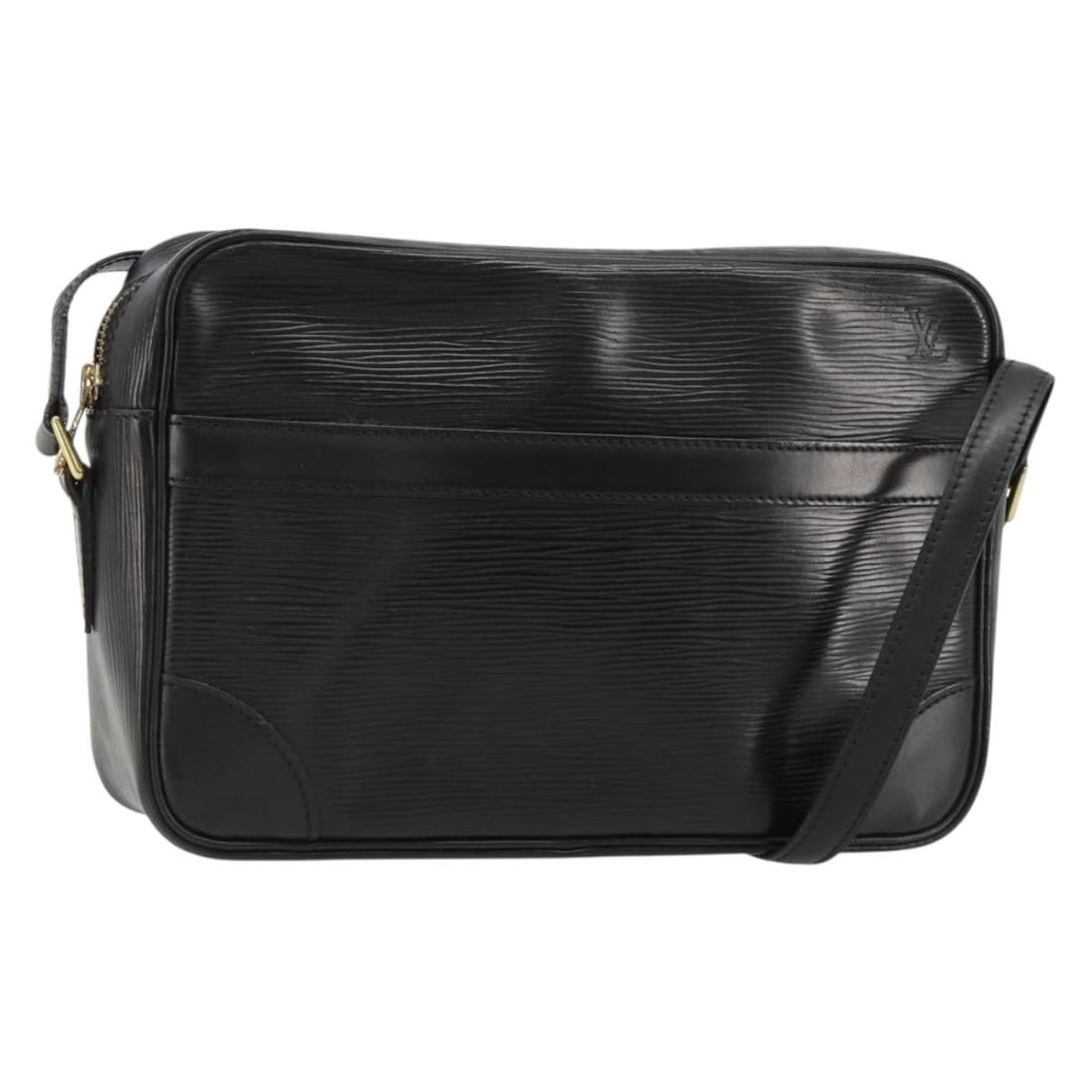Louis Vuitton M52312 Trocadero 27 Epi Leather Shoulder Bag Black: Louis Vuitton M52312 Trocadero 27 Epi Leather Shoulder Bag Black Louis Vuitton Trocadero 27 shoulder bag in black Epi leather. This women's bag is made in France and features an adjustable shoulder st