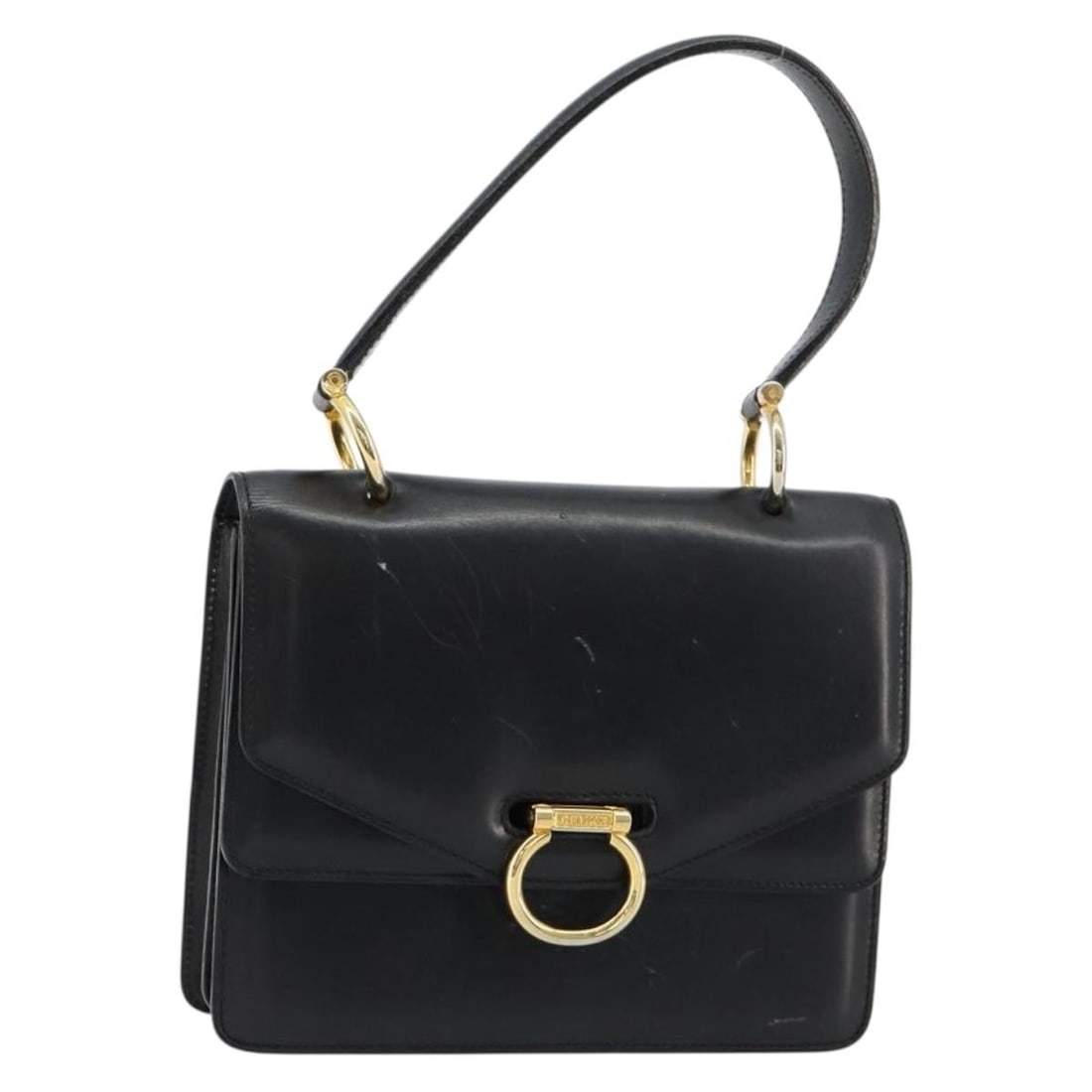 CELINE Leather Handbag in Gold and Black Made in Italy: CELINE Leather Handbag in Gold and Black Made in Italy CELINE hand bag in leather with a gold and black exterior. Made in Italy, this women's bag measures approximately 19 cm wide, 15 cm high, and 5 c