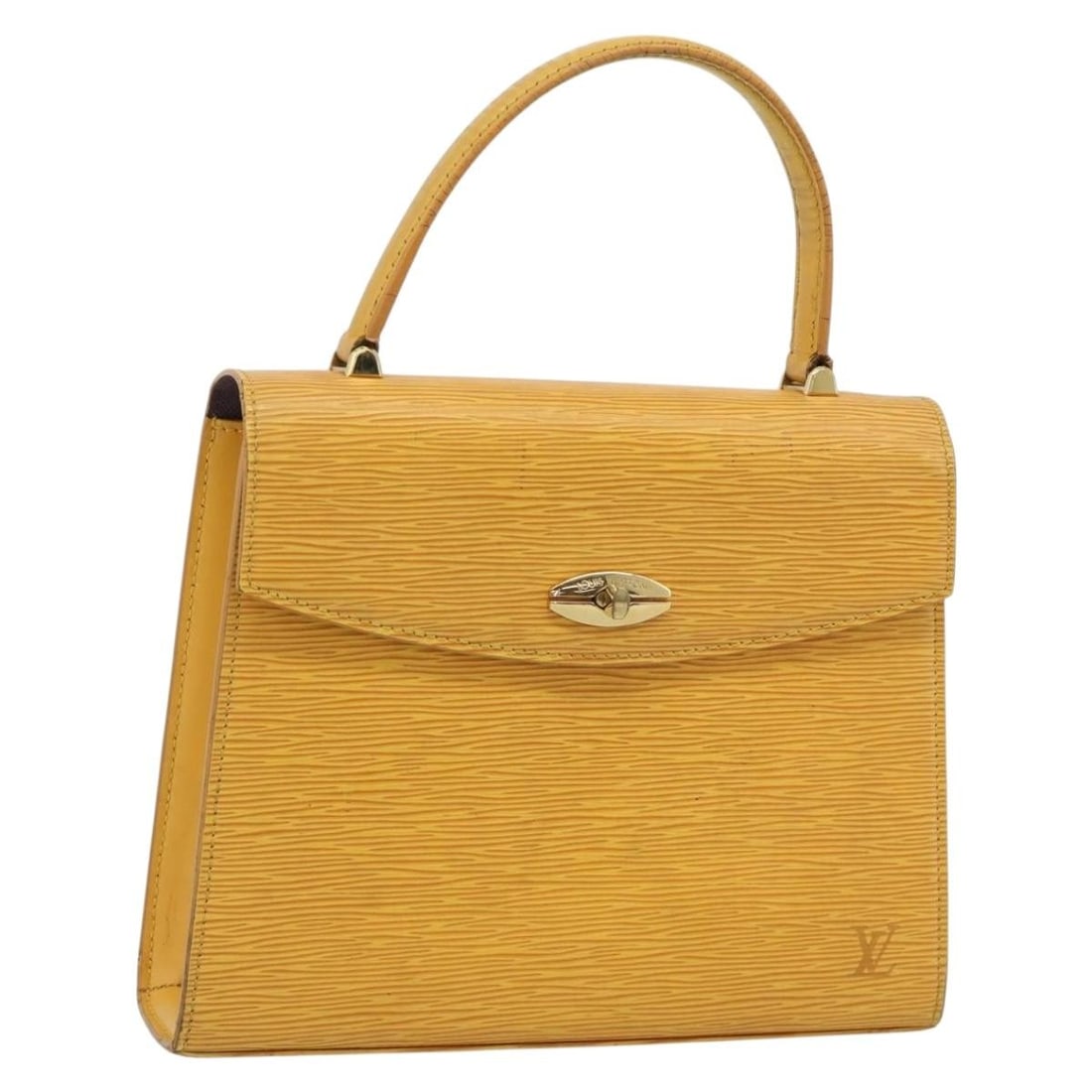 Louis Vuitton M52379 Malesherbes Epi Leather Handbag Tassili Yellow: Louis Vuitton M52379 Malesherbes Epi Leather Handbag Tassili Yellow This Louis Vuitton Malesherbes handbag is crafted from Epi leather in Tassili Yellow/Jonne. It features a structured silhouette with