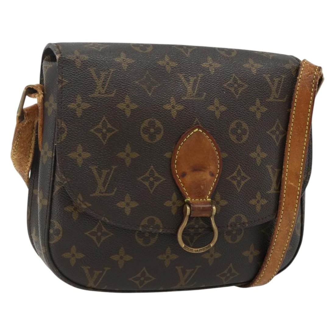 Louis Vuitton Saint Cloud GM Monogram Canvas Shoulder Bag M51242: Louis Vuitton Saint Cloud GM Monogram Canvas Shoulder Bag M51242 This Louis Vuitton Monogram Saint Cloud GM Shoulder Bag (model M51242) is crafted from signature monogram canvas and was made in France