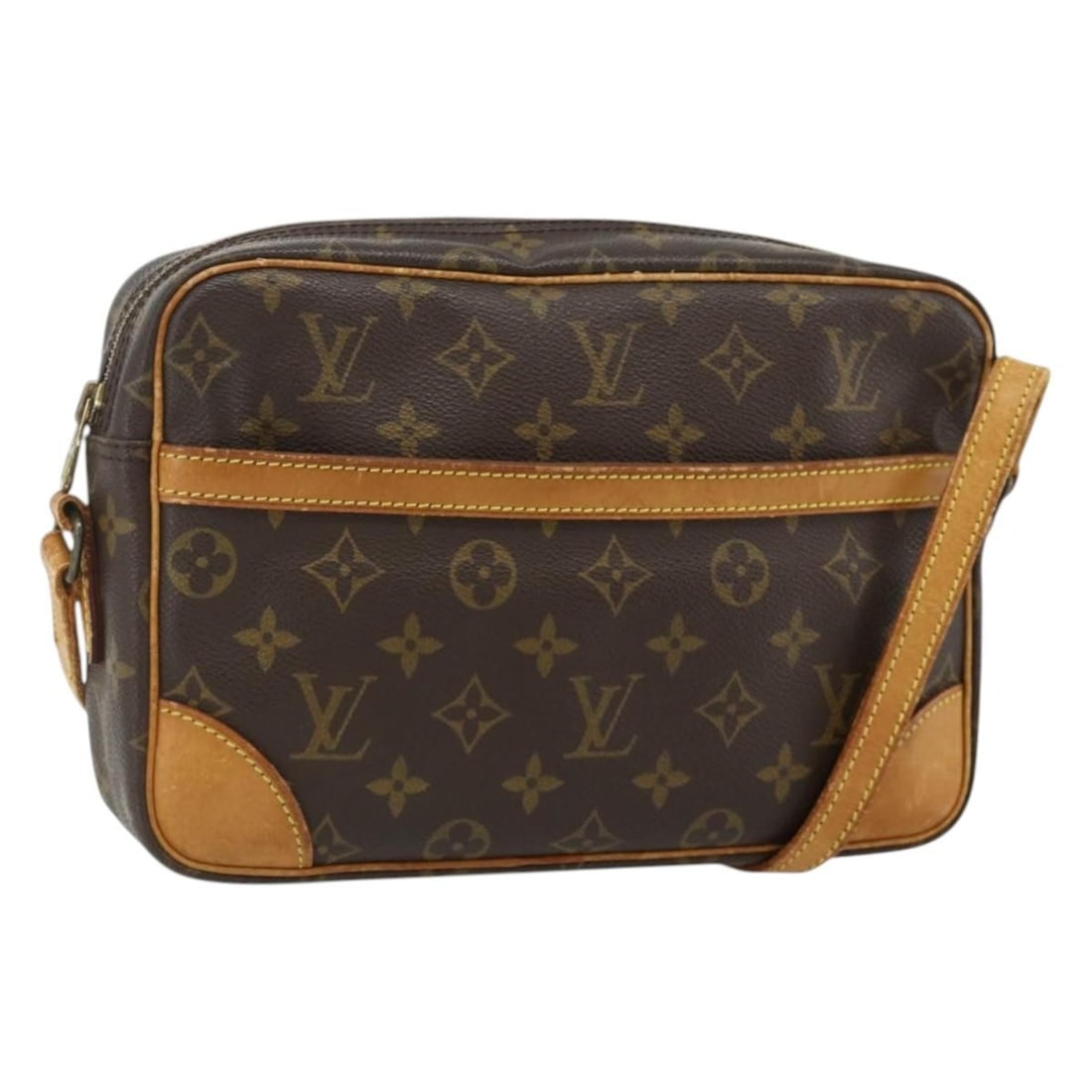 Louis Vuitton Trocadero 27 Monogram Canvas Shoulder Bag M51274: Louis Vuitton Trocadero 27 Monogram Canvas Shoulder Bag M51274 This Louis Vuitton Monogram Trocadero 27 shoulder bag features the brand's signature monogram canvas and is designed for women. Made in F